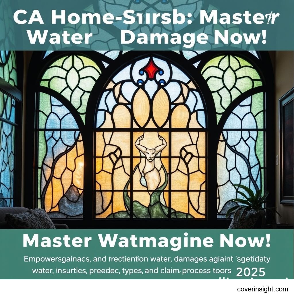 CA Home Insurance: Master Water Damage Now!
