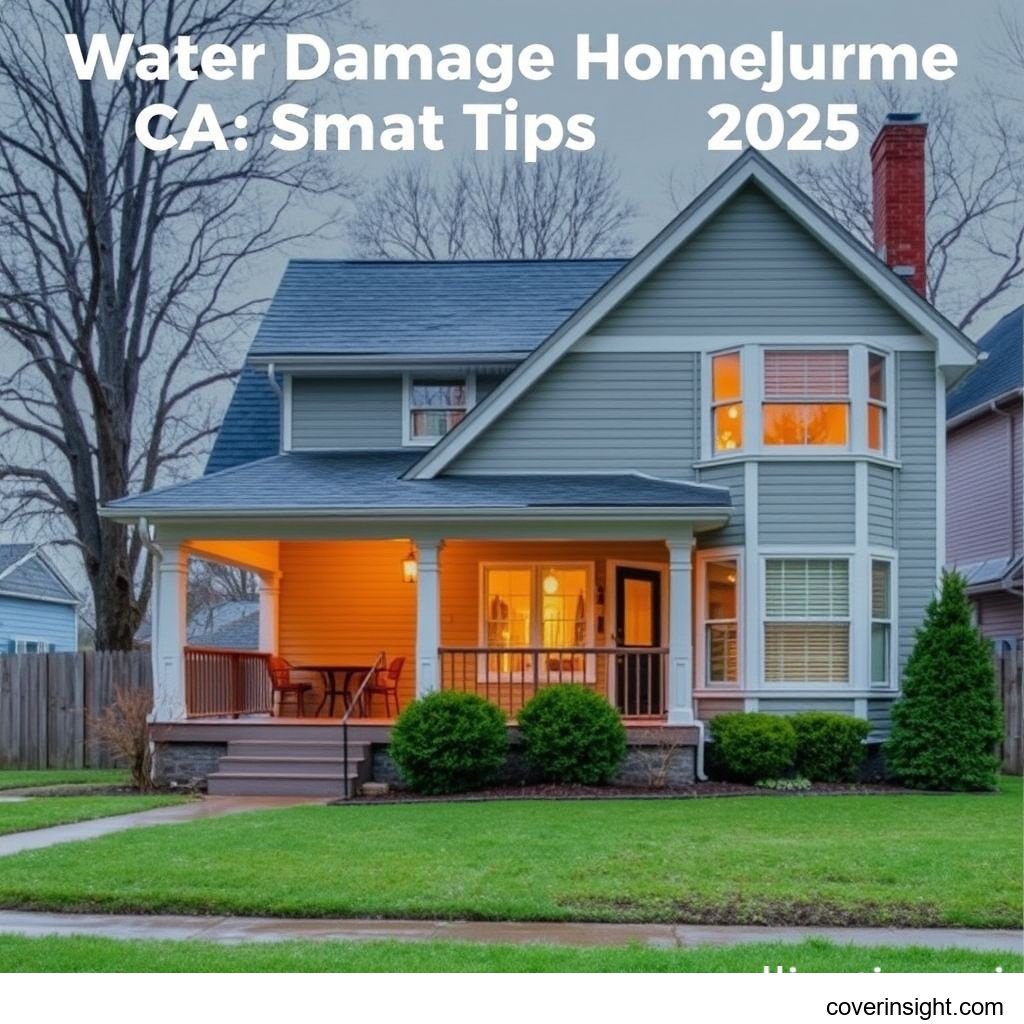 Water Damage Home Insurance CA: Smart Tips 2025