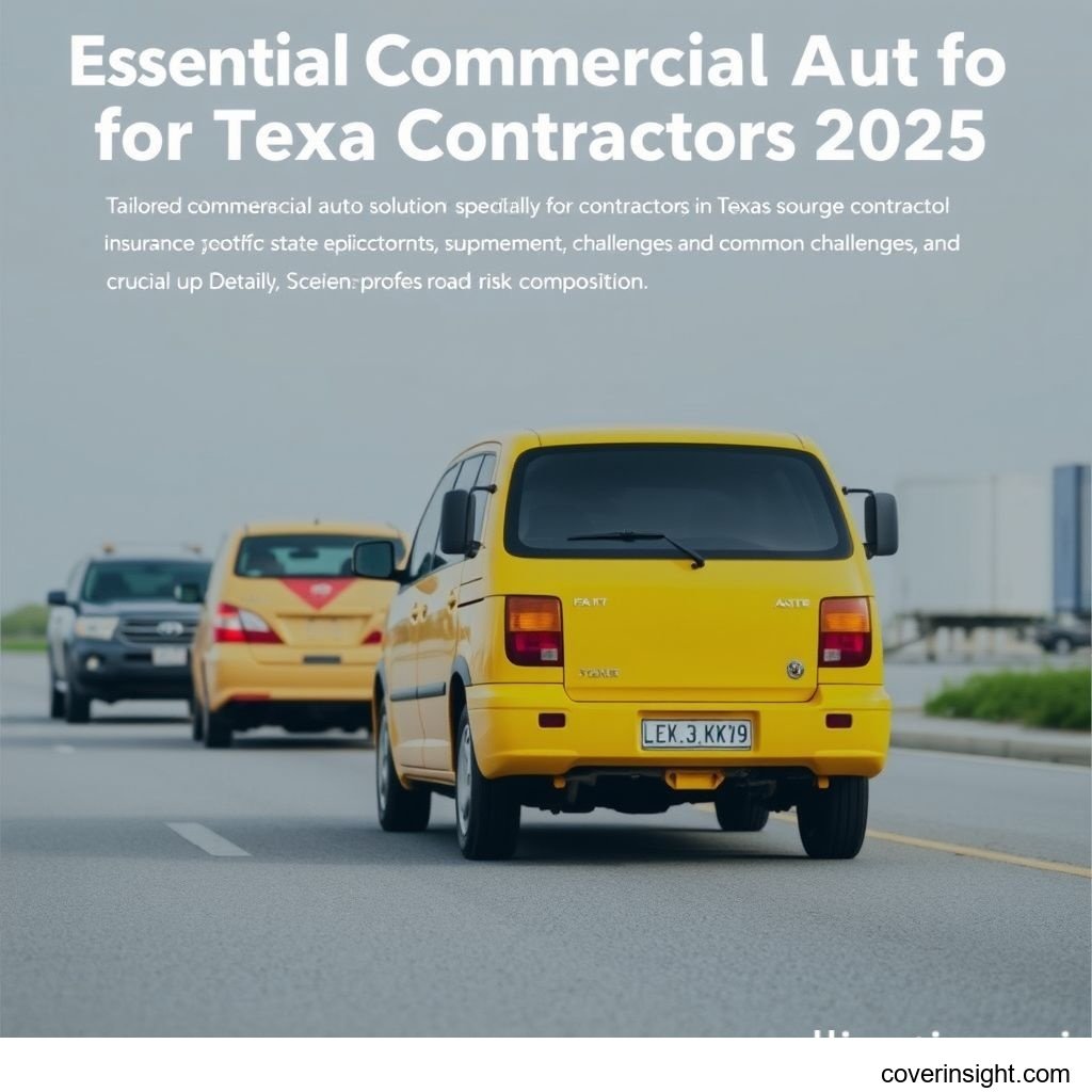 Essential Commercial Auto for Texas Contractors 2025